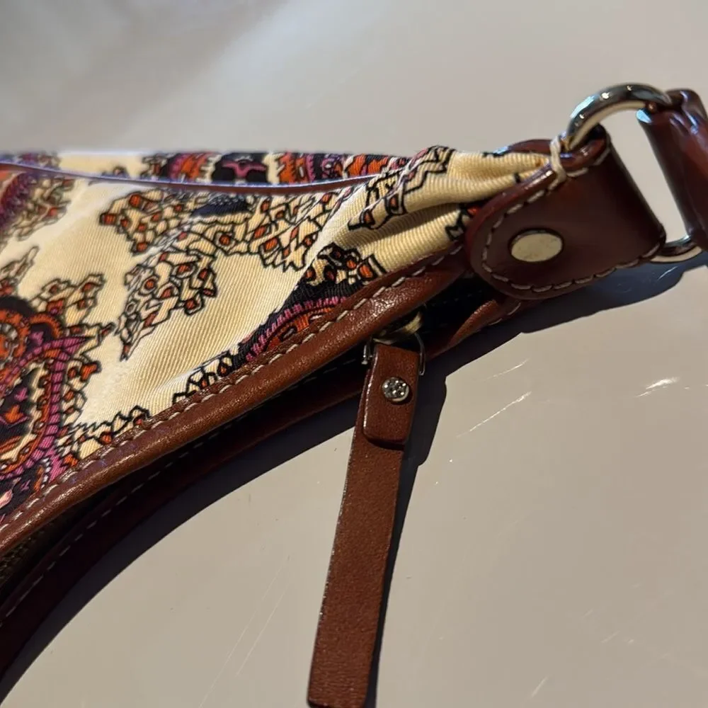 Kate Spade Vintage Paisley Floral Small Zippered Hobo Bag - Picture 4 of 9
